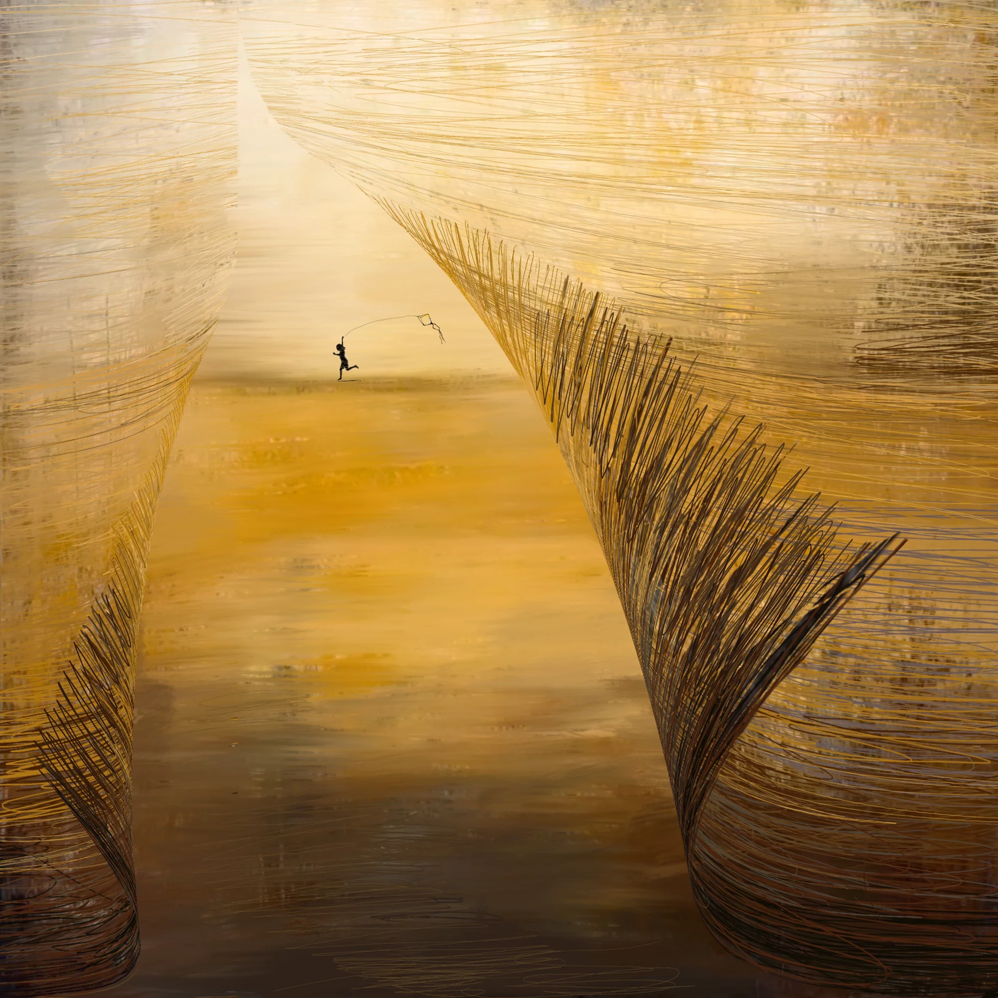 Umbral de infinita felicidad. — Acrilico y Oleo sobre lienzo